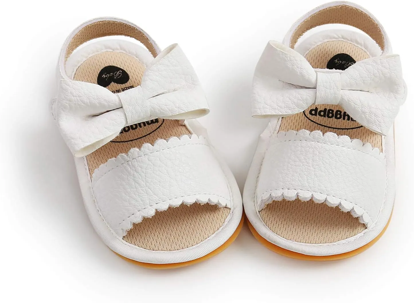 Infant Baby Girls Boys Sandals Summer Bowknot Crib Shoes Toddler Pu Leather Flower Dress Flat First Toddler Indoor Shoe