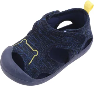 Infant Baby Girls Boys Toddler Summer Shoes Sandals Premium Soft Anti-Slip Rubber Sole Sneaker (Dark Blue, 8 M Toddler)