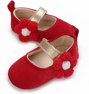 Infant Baby Girls Soft Sole Bowknot Princess Shoes Wedding Dress Mary Jane Flat Shoes Newborn Light Sneaker Shoes