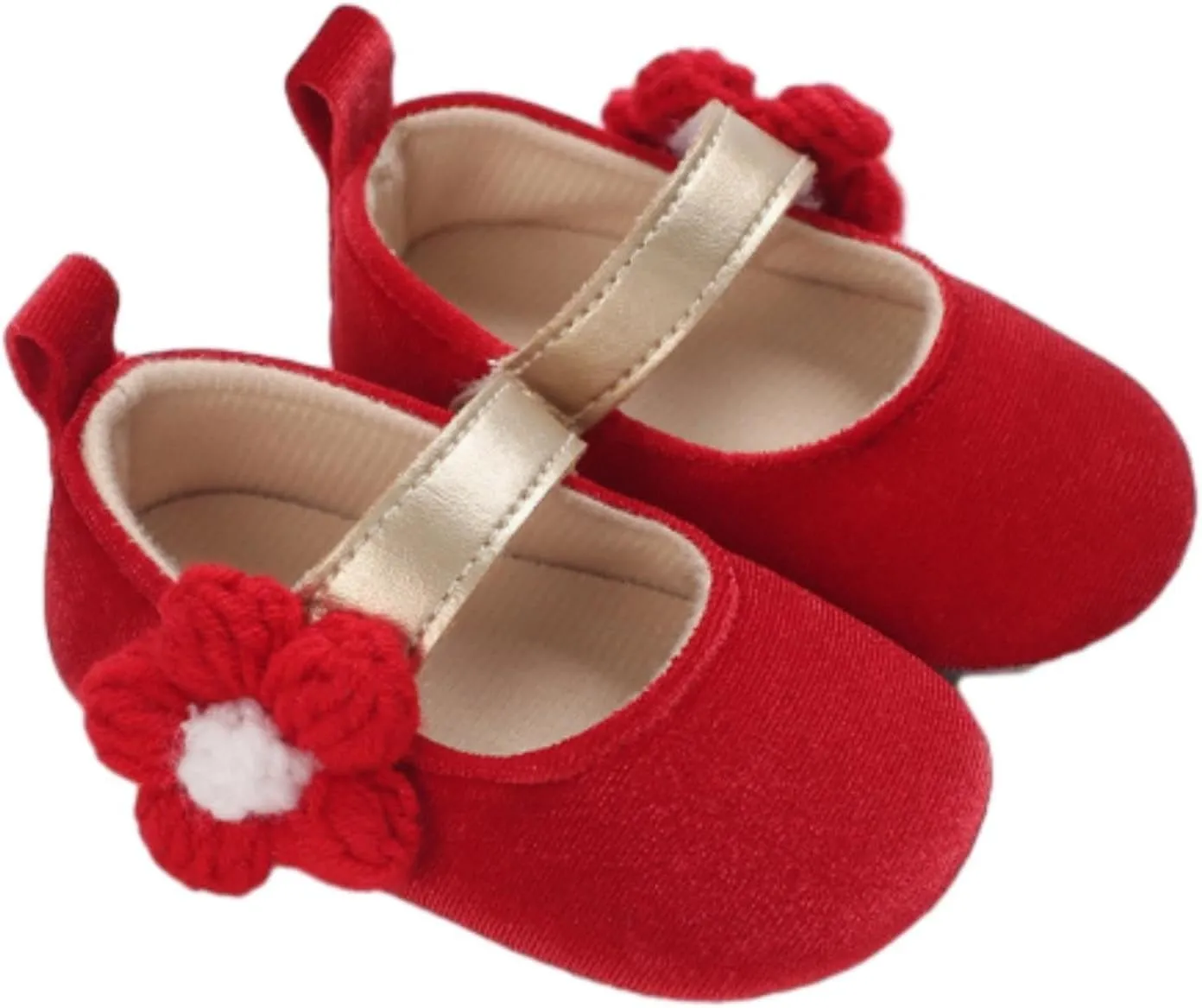 Infant Baby Girls Soft Sole Bowknot Princess Shoes Wedding Dress Mary Jane Flat Shoes Newborn Light Sneaker Shoes