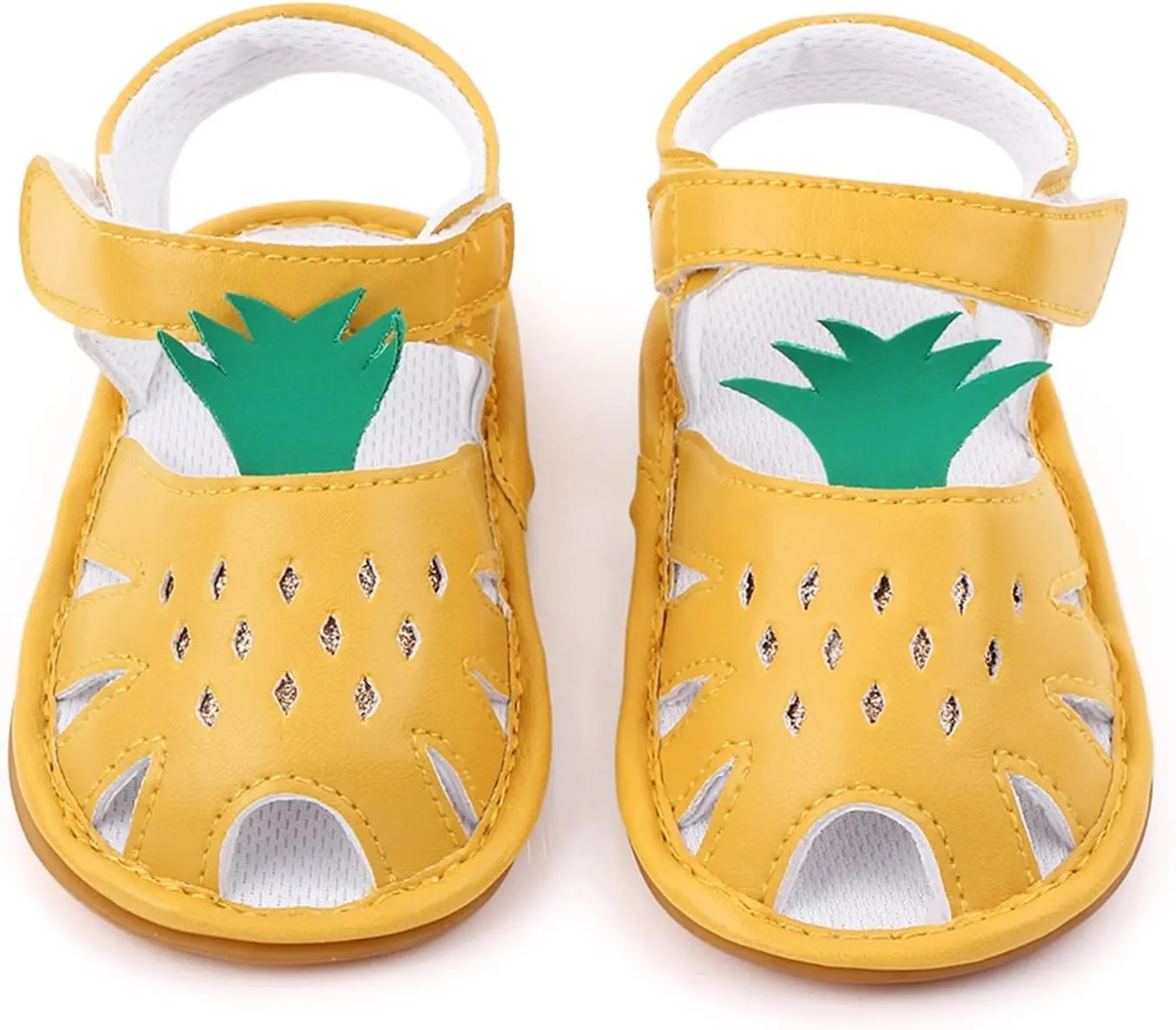 Infant Boys Girls Single Shoes First Walkers Shoes Summer Toddler Pineapple Hollow Out Flat Sandals Natives for Toddlers