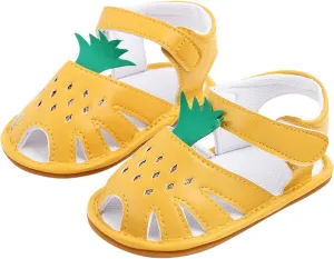Infant Boys Girls Single Shoes First Walkers Shoes Summer Toddler Pineapple Hollow Out Flat Sandals Natives for Toddlers