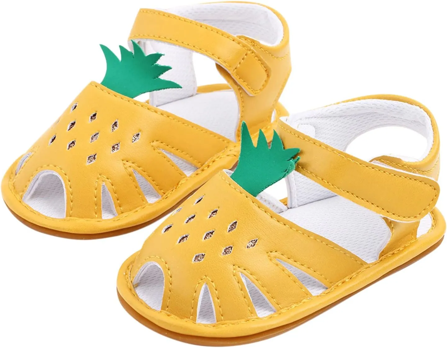 Infant Boys Girls Single Shoes First Walkers Shoes Summer Toddler Pineapple Hollow Out Flat Sandals Natives for Toddlers
