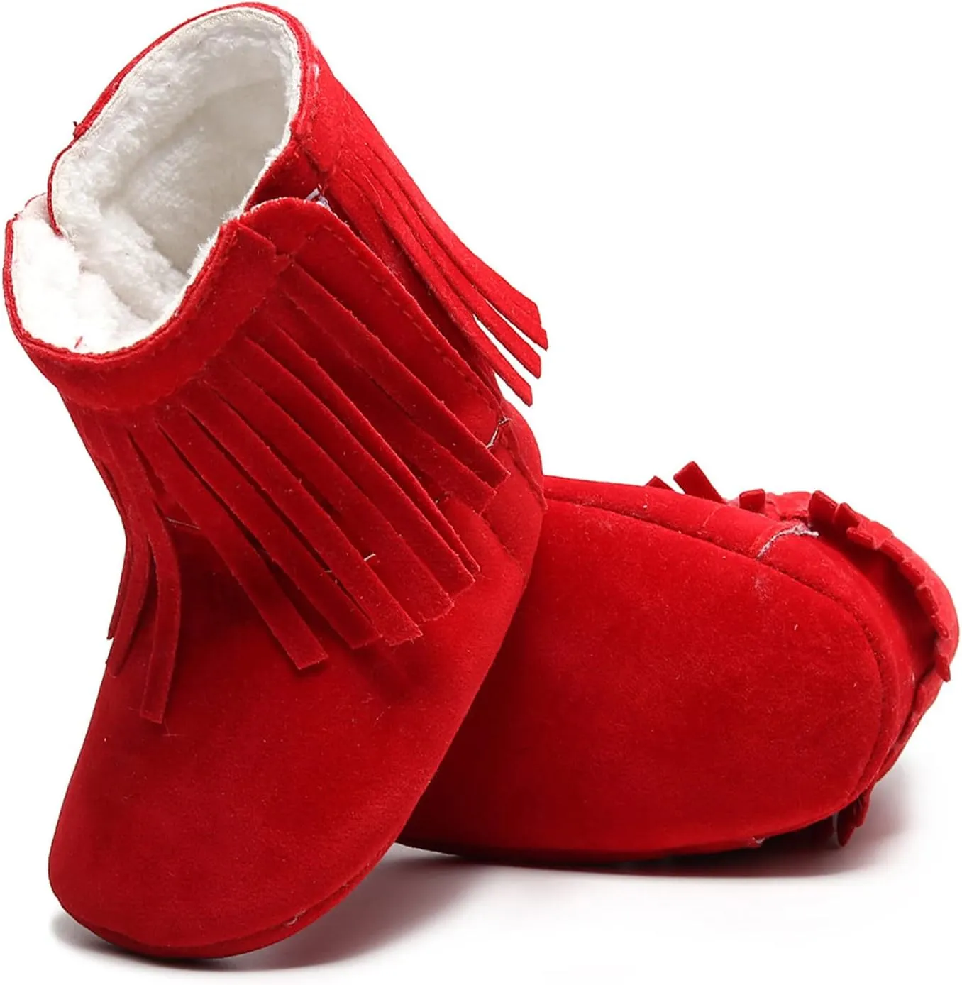 Infant Boys Size 2 Shoes Baby Tassels Shoes Girls First Infant Snow Cotton Warm Boots Soft Plush Walkers Baby Shoes Baby Snow Boots Girls
