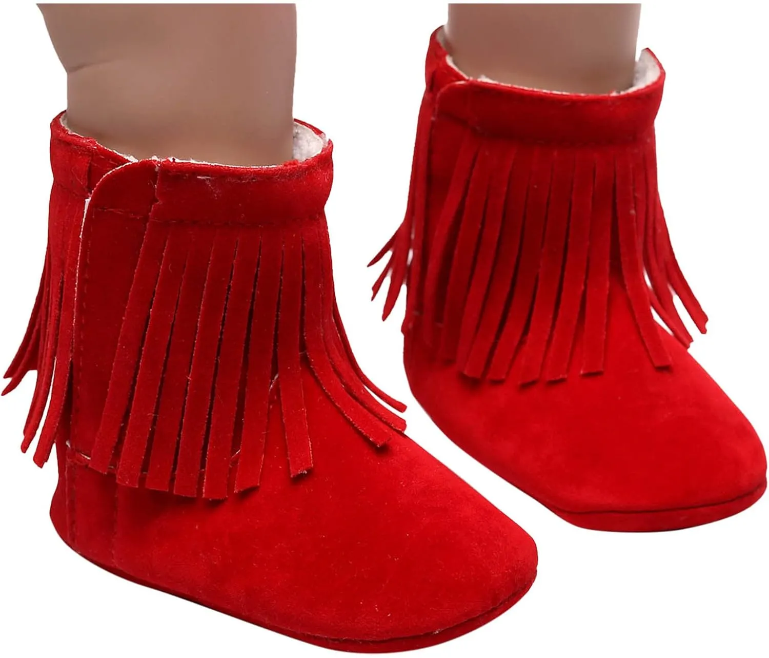 Infant Boys Size 2 Shoes Baby Tassels Shoes Girls First Infant Snow Cotton Warm Boots Soft Plush Walkers Baby Shoes Baby Snow Boots Girls