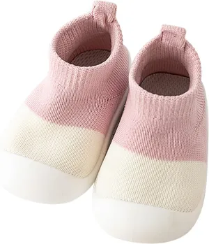 Infant Girls Boys Kids Leisure Shoes Mesh Soft Bottom Breathable Slip On Sport Shoes Socks Baby Girl Tennis