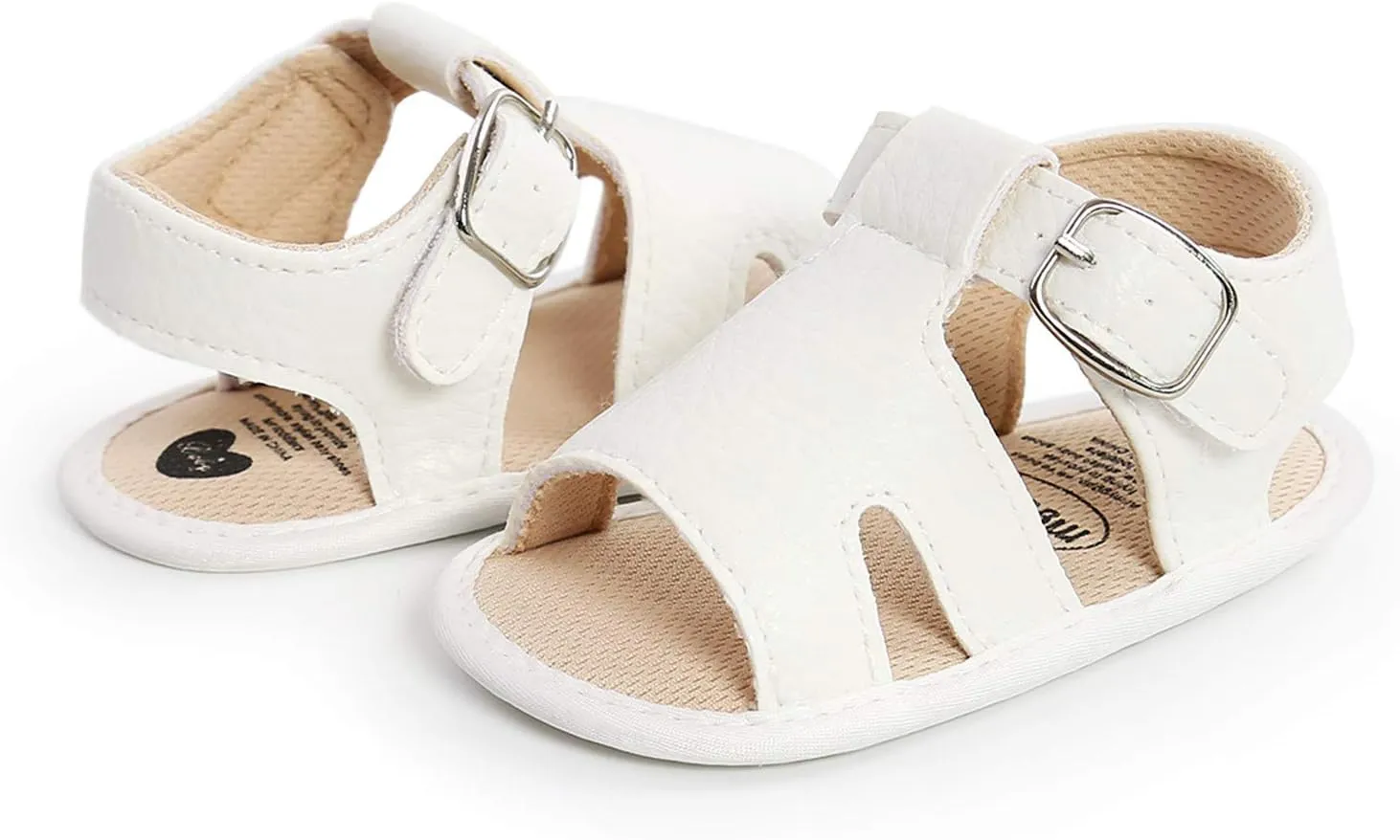Infant Girls Cotton Rubber Sole Sandals Baby Soft Sole Non-Slip Boys Flat Walking Shoes Baby Shoes