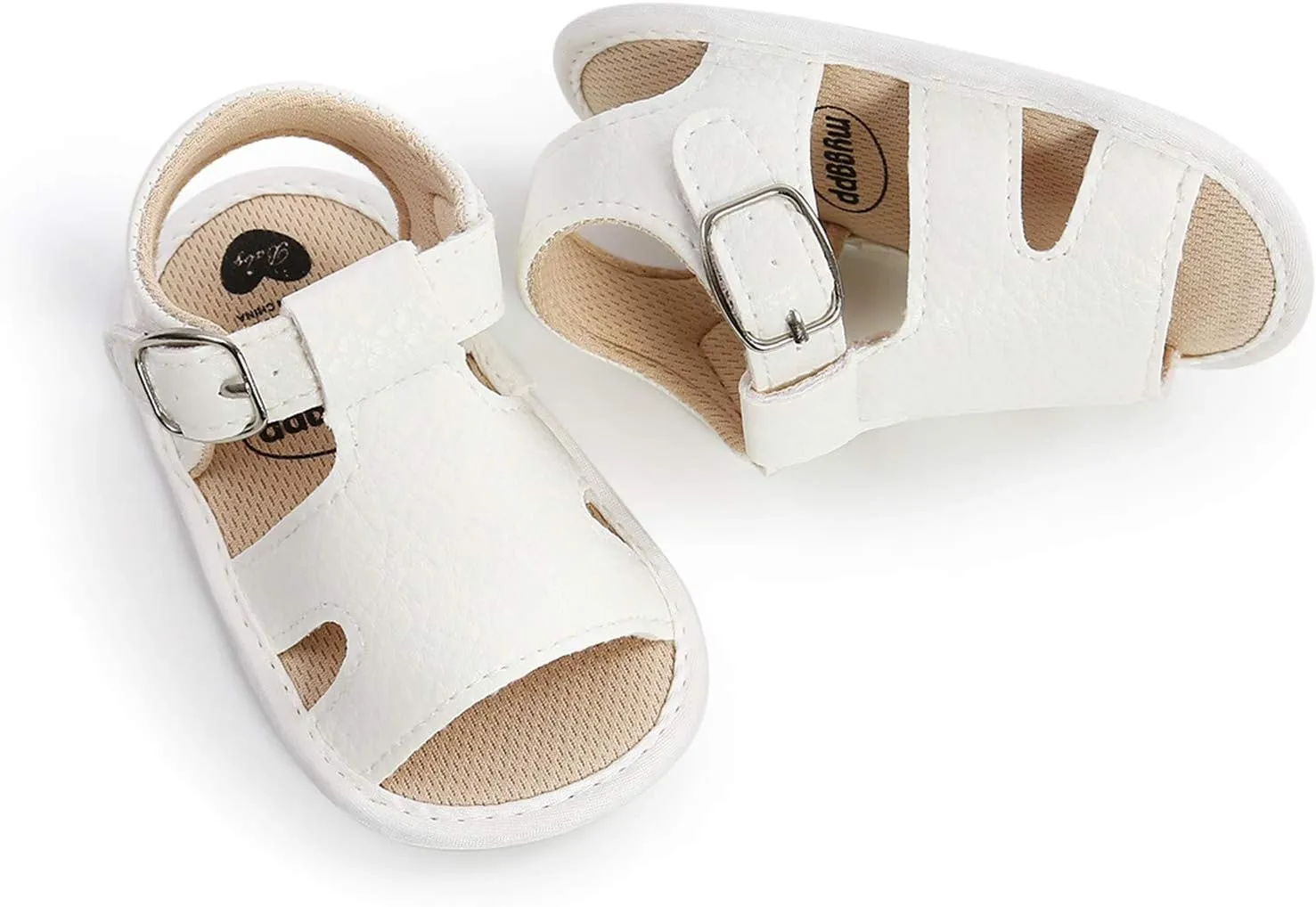 Infant Girls Cotton Rubber Sole Sandals Baby Soft Sole Non-Slip Boys Flat Walking Shoes Baby Shoes