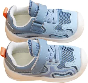 Infant Girls' Sneakers Girls' Soft Sole Casual Shoes Spring Summer New Baby Hollowed Out Mesh Chief Formal Shoes