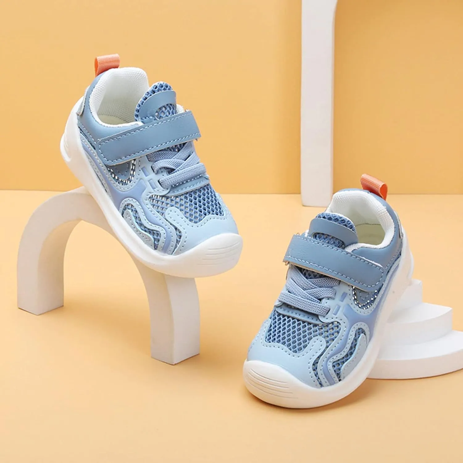 Infant Girls' Sneakers Girls' Soft Sole Casual Shoes Spring Summer New Baby Hollowed Out Mesh Chief Formal Shoes