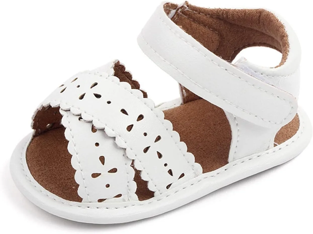 Infant Toddler Baby Girls Boys Shoes Sandals First Walkers Prewalkers Soft Anti-Slip Sole Sneakers (WH1, 4.5 Infant)