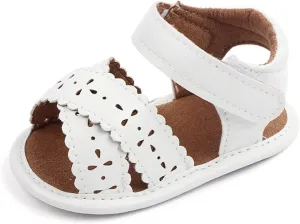 Infant Toddler Baby Girls Boys Shoes Sandals First Walkers Prewalkers Soft Anti-Slip Sole Sneakers (WH1, 4.5 Infant)