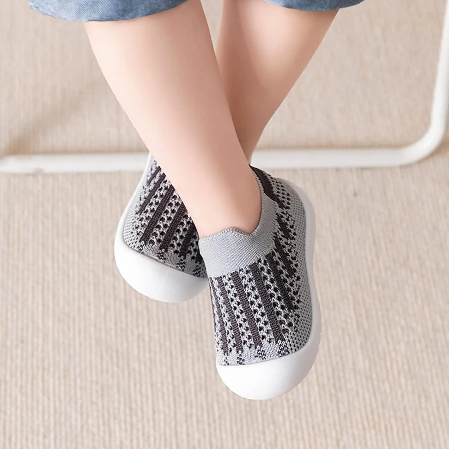 Infant Toddler Shoes Mesh Slip On Socks Shoes Soft Sole Non Slip Wear Out Toddler Floor Shoes Shoes Led Girls
