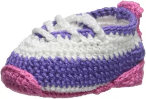 Jefferies Socks Unisex-Baby Hand Crochet Tennis Shoe Bootie