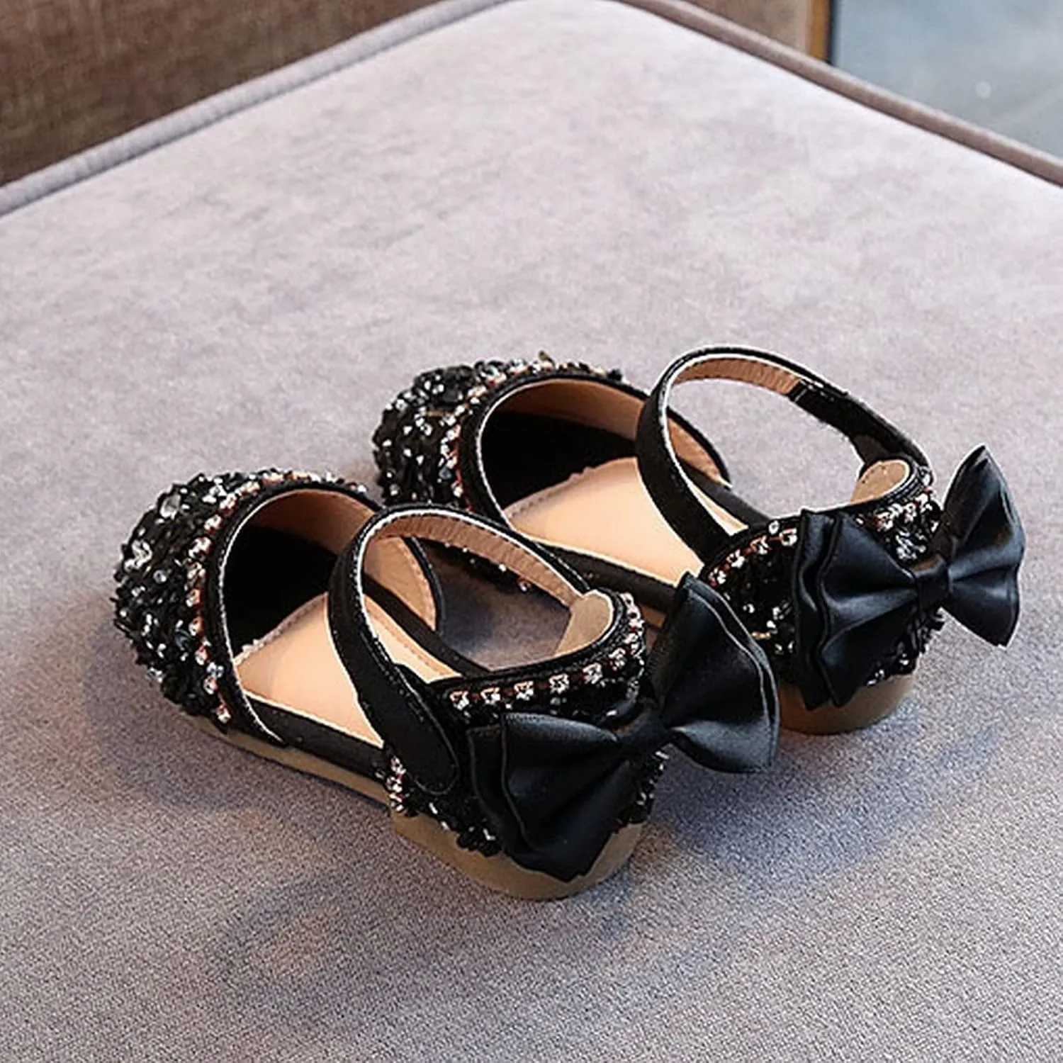 Kids Sandals Size 8 Summer Korean Version Rhinestone Soft Sole Girls' Sandals Shoes Infant Sandals Girls