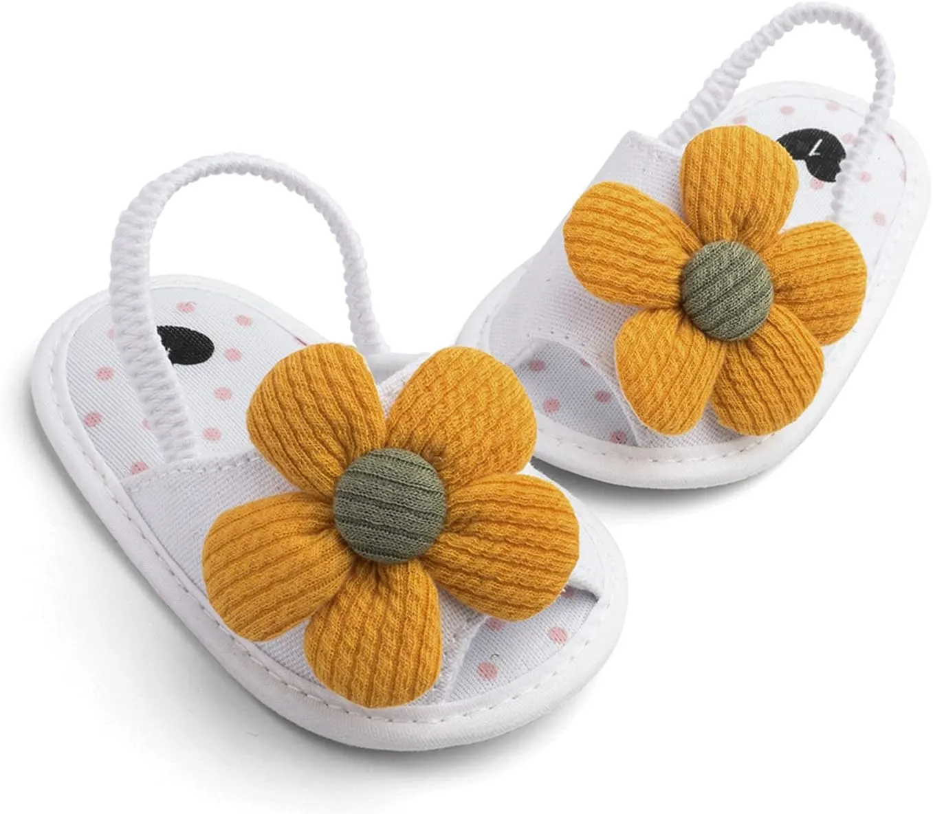 Kids Soft Sole Foot Warmer Sandals Baby Baby Leisure Flower Children's Sole Sun Toddler Soft Shoes Baby Shoes