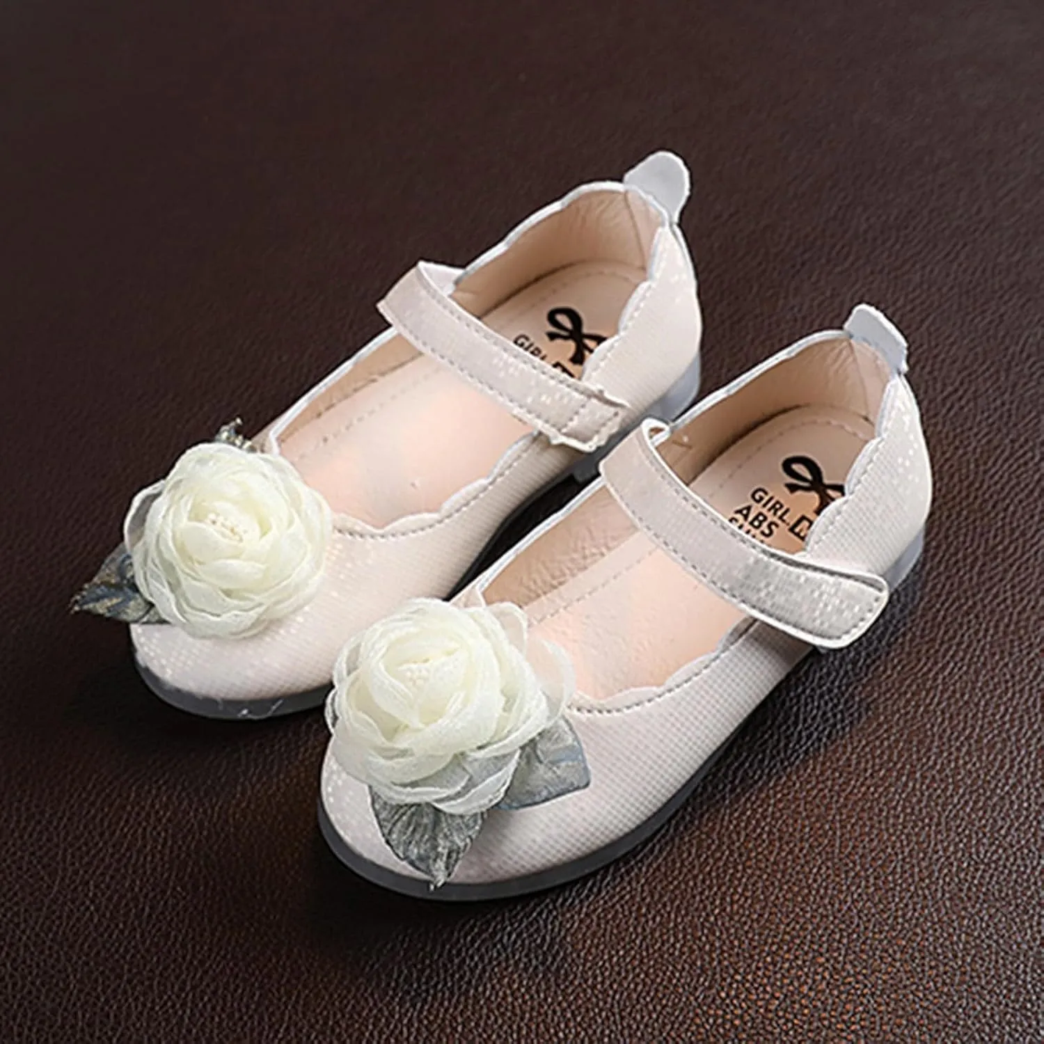 kids water sandal Summer Flare Print Closed Toe Low Heel Soft Rubber Sole Hook And Loop Shoes