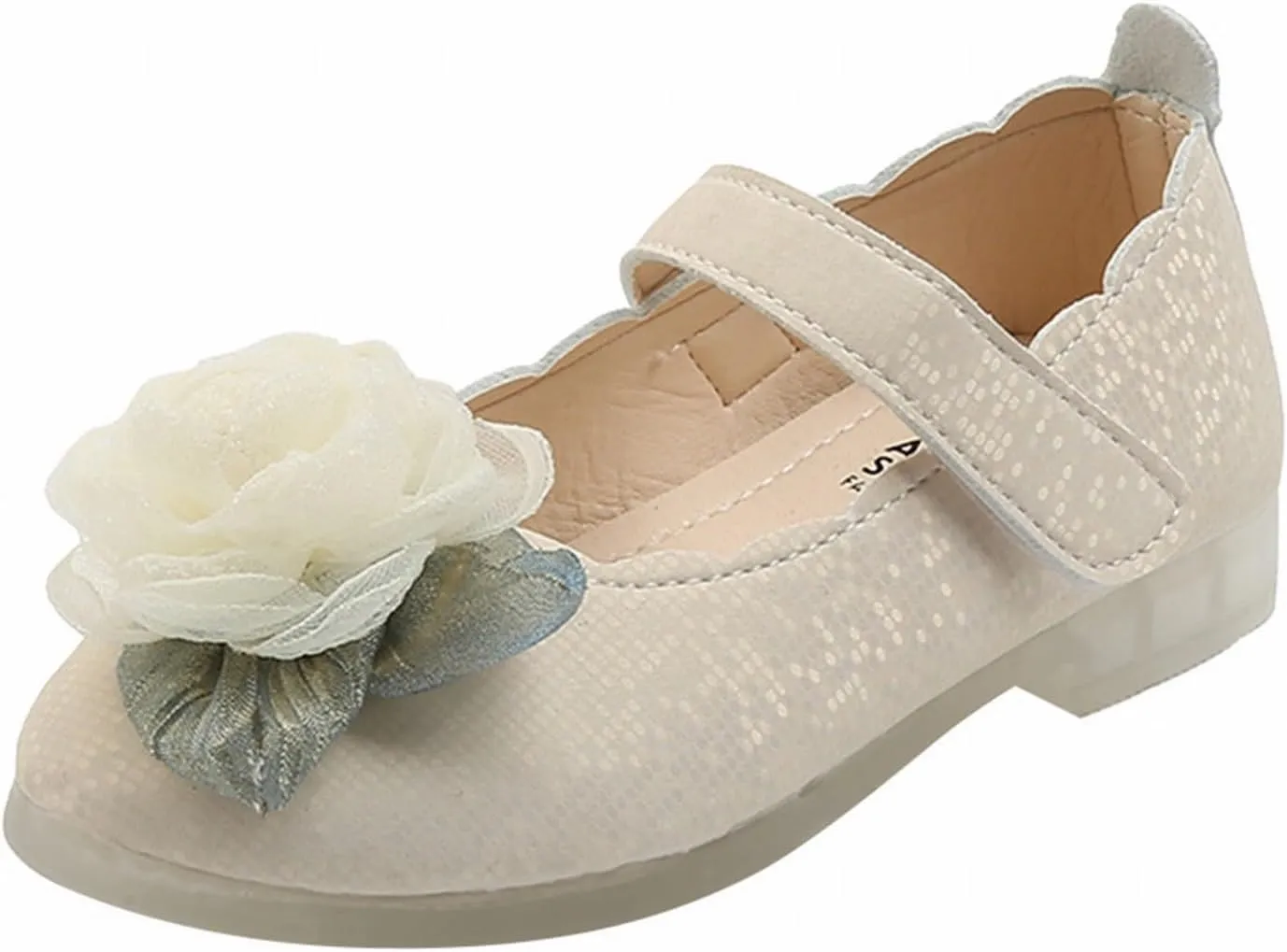 kids water sandal Summer Flare Print Closed Toe Low Heel Soft Rubber Sole Hook And Loop Shoes