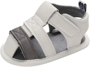 Light up Play Shoes Single Boy Splicing Sole Baby Sandals Soft Shoes Prewalker Infant Boys Canvas Shoes Size