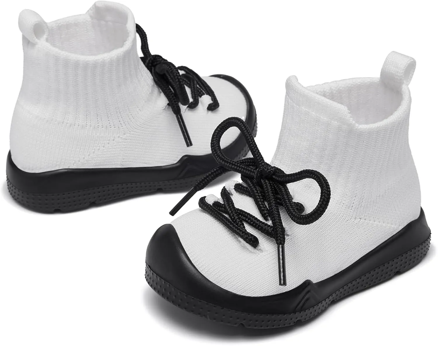 MORENDL Baby Sock Shoes Toddler Sneakers Infant Tennis Slip On Walking Shoes Boys & Girls Non-Slip Slippers