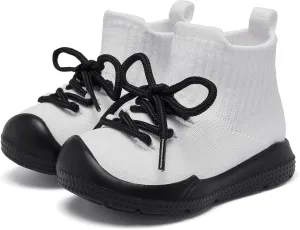 MORENDL Baby Sock Shoes Toddler Sneakers Infant Tennis Slip On Walking Shoes Boys & Girls Non-Slip Slippers