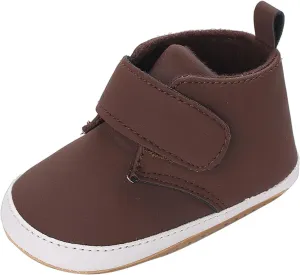 Newborn Baby Boys Girls Prewalker Shoes Soft Rubber Sole Infant Sneakers Fashion High-Top Non-Slip Baby Girl Casual