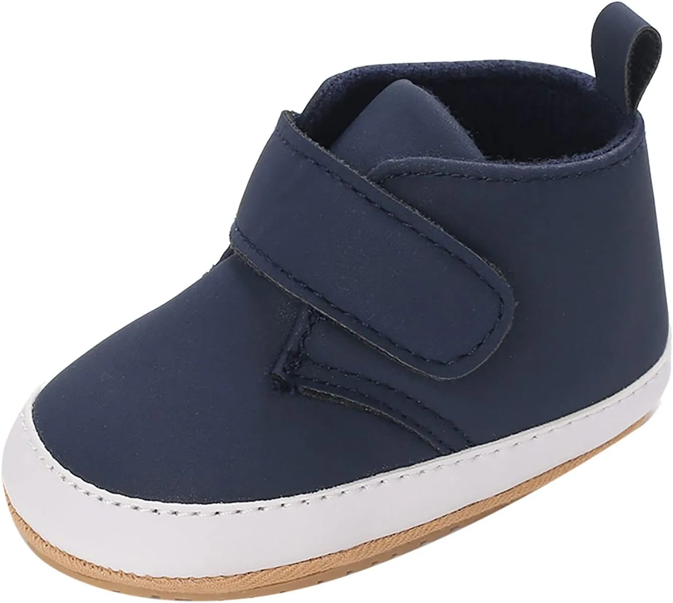 Newborn Baby Boys Girls Prewalker Shoes Soft Rubber Sole Infant Sneakers Fashion High-Top Non-Slip Baby Girl Casual