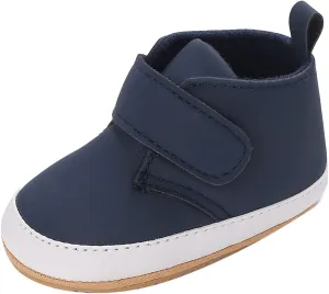 Newborn Baby Boys Girls Prewalker Shoes Soft Rubber Sole Infant Sneakers Fashion High-Top Non-Slip Baby Girl Casual