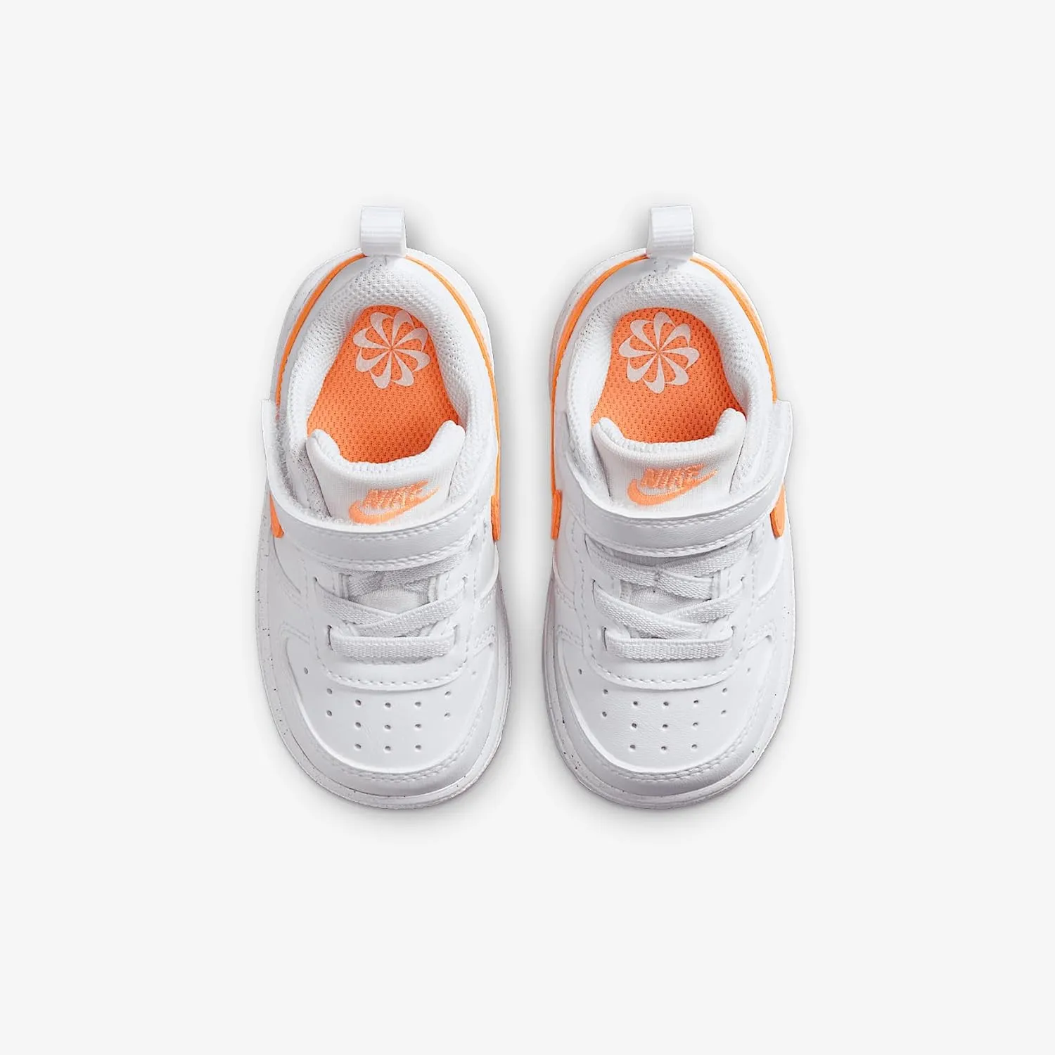 Nike Court Borough Low Recraft Baby/Toddler Shoes (DV5458-119, White/White/Peach Cream)