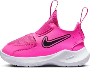 Nike Flex Runner 3 Baby/Toddler Shoes (FN1478-602, Laser Fuchsia/Black) Size 4