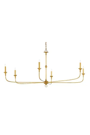 Nottaway Large Gold Chandelier