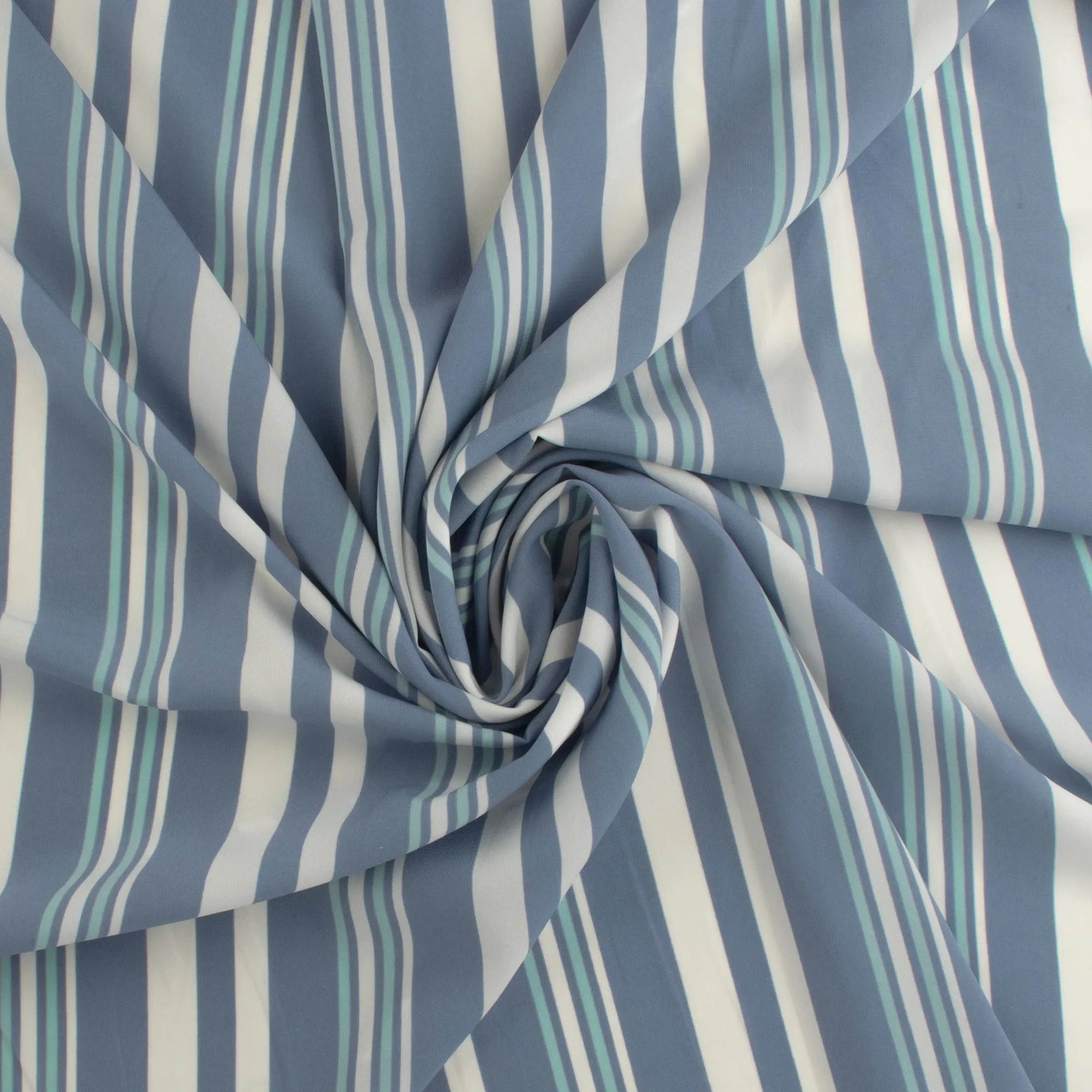 Novelty Polyester Print - 372 - Indigo
