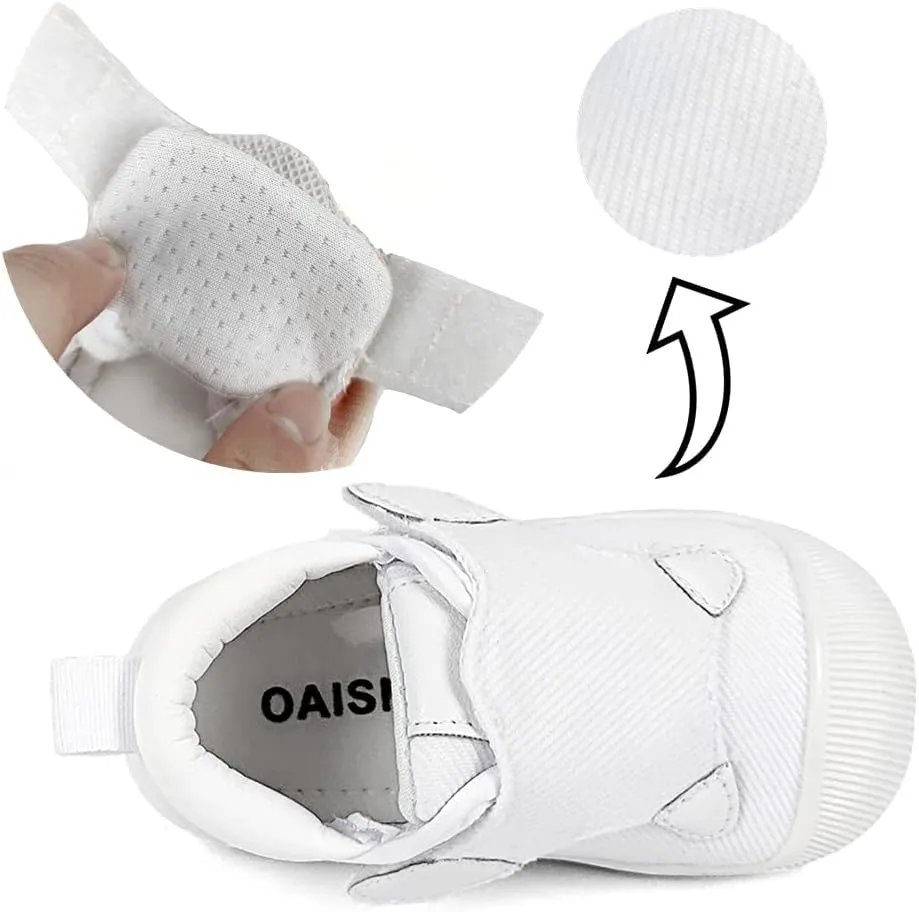 OAISNIT Baby Boys Girls Shoes Lightweight Sneakers Breathable Toddler Tennis Shoes Anti-Slip Baby First Walkers
