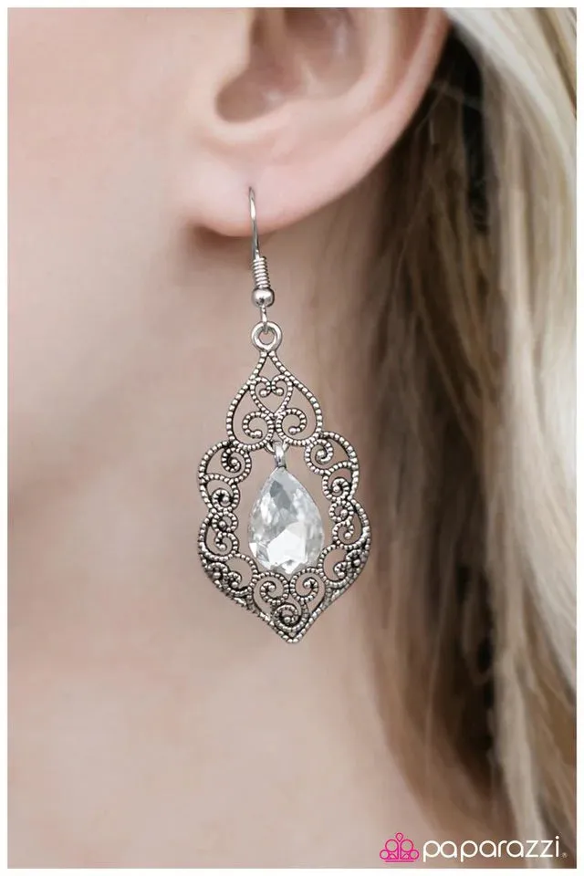 Paparazzi Earring ~ The Selection - White