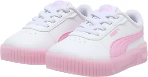 PUMA - Infants Carina 2.0 Jelly Bean Ac Shoes, Color White/Pink Lilac, Size: 4 M US Toddler