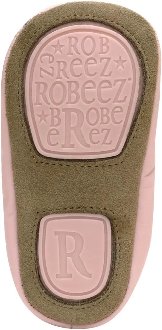 Robeez Baby Girls and Boys First Kicks Slip Resistant Boots and High-Top Shoes for Infant and Toddler, 0-24 Months