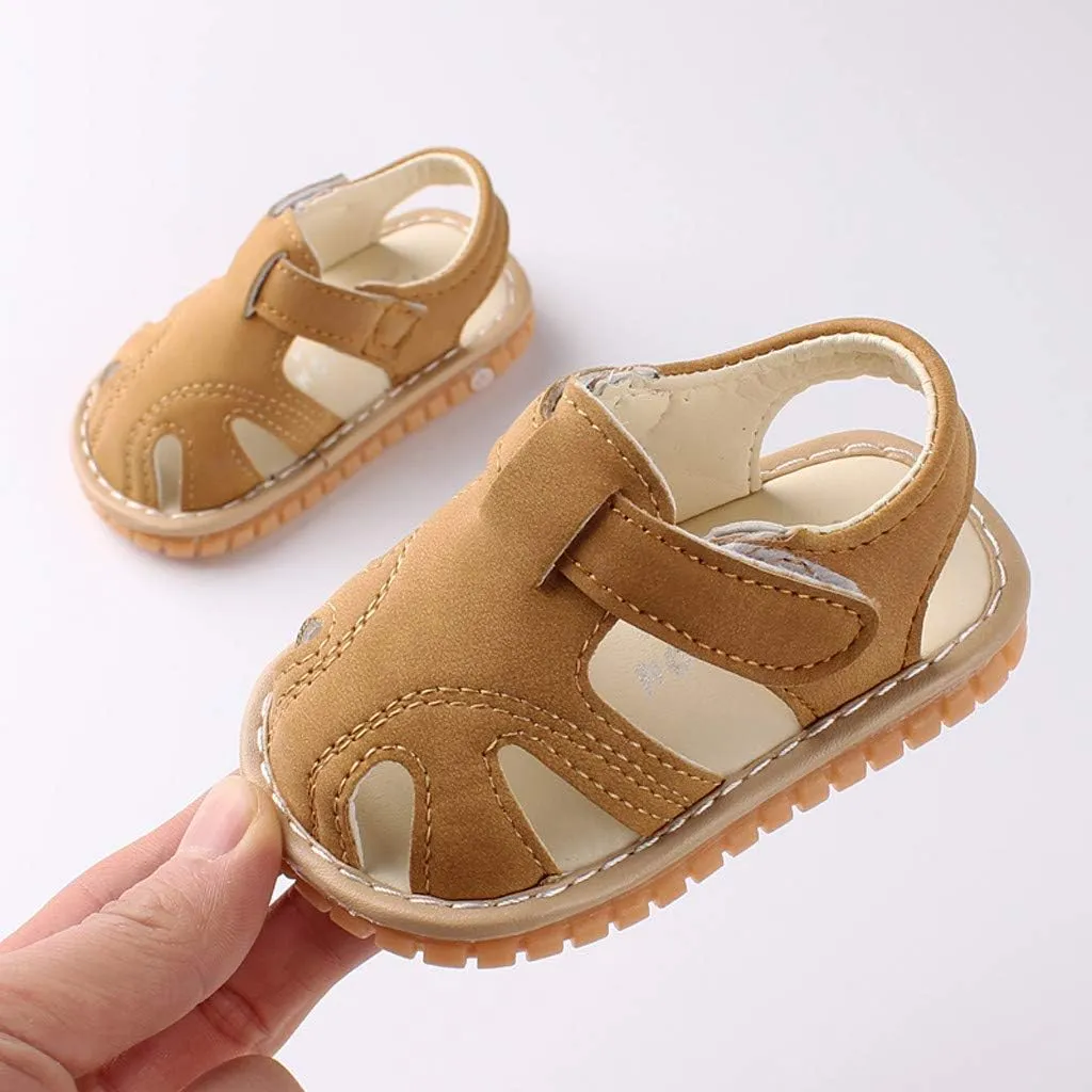 Shoes Baby Boys Sandals Soft Walkers Sole Girls Roman Shoes First Baby Shoes High Heels for Girls