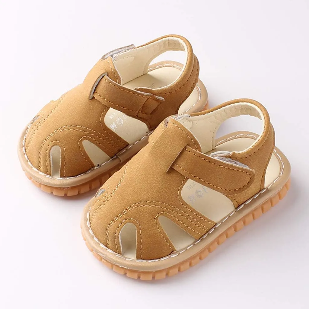 Shoes Baby Boys Sandals Soft Walkers Sole Girls Roman Shoes First Baby Shoes High Heels for Girls
