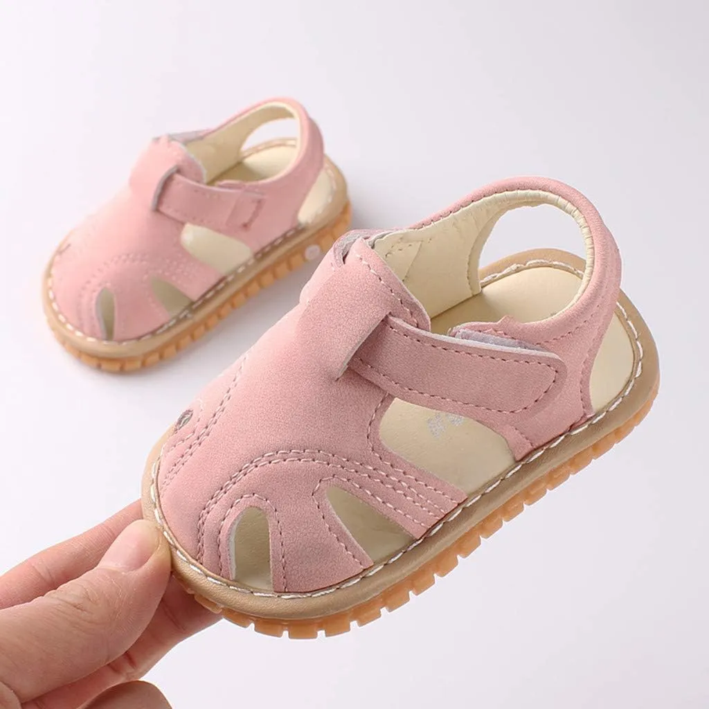 Shoes Baby Boys Sandals Soft Walkers Sole Girls Roman Shoes First Baby Shoes High Heels for Girls