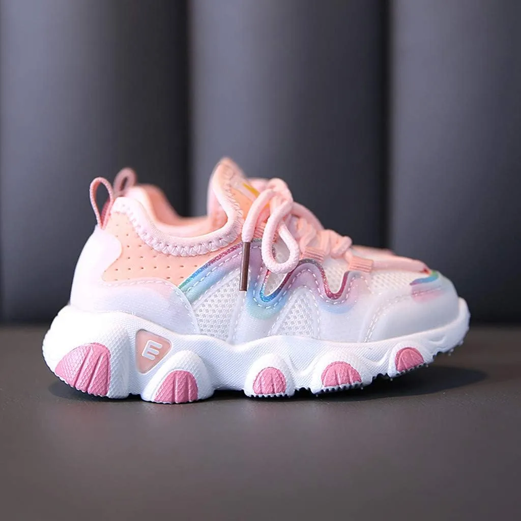Shoes Girls Breathable Baby Soft Mesh Lace Up Toddler Kids Infant Baby Shoes Baby Winter Boots
