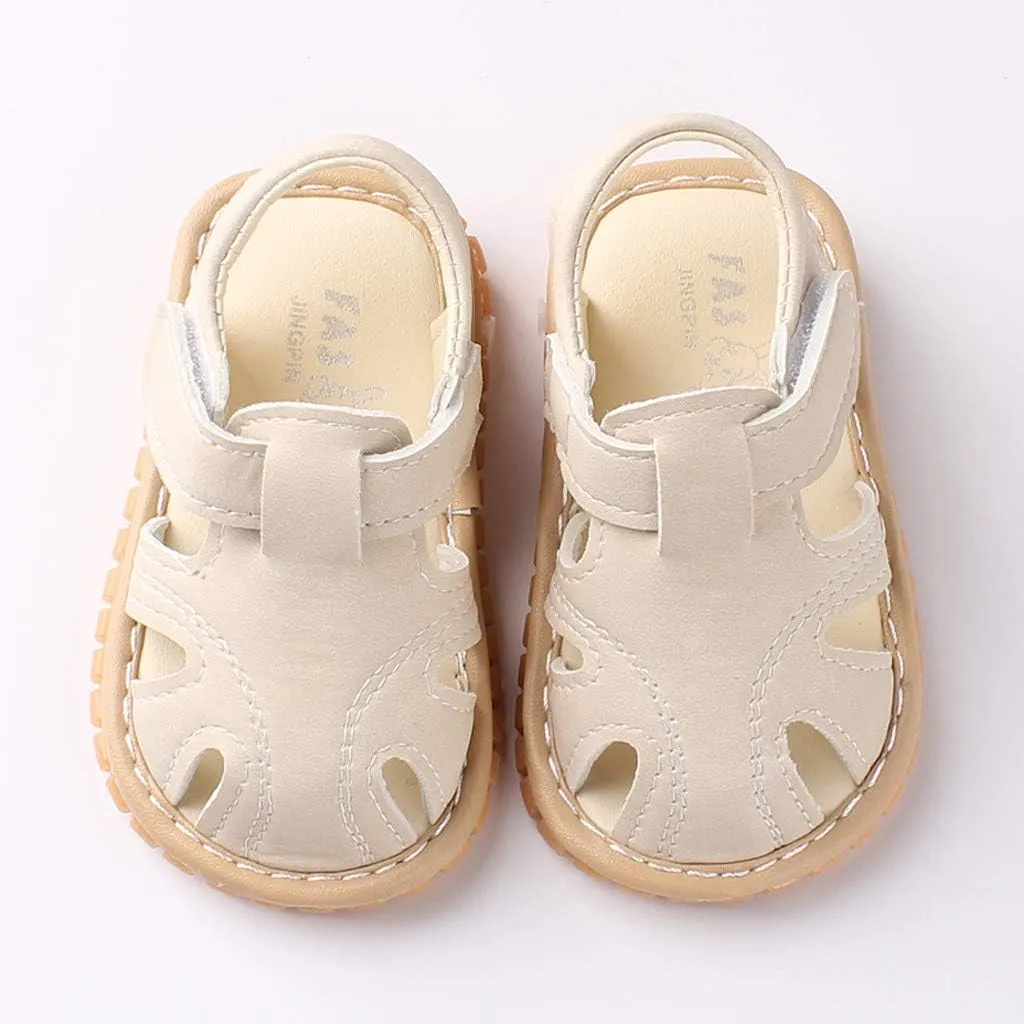 Slip on for Boys Walkers Sandals Shoes Boys Soft First Girls Sole Roman Shoes Baby Baby Shoes Kid Boys Shoes