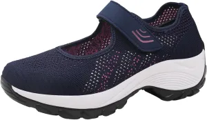 Slip On Shoes Women Mesh Breathable Black Casual Shoes High Top Sneakers Men's Supportive Running Cushioned Athletic White Basketball Shoe Cross Trainer Shoe