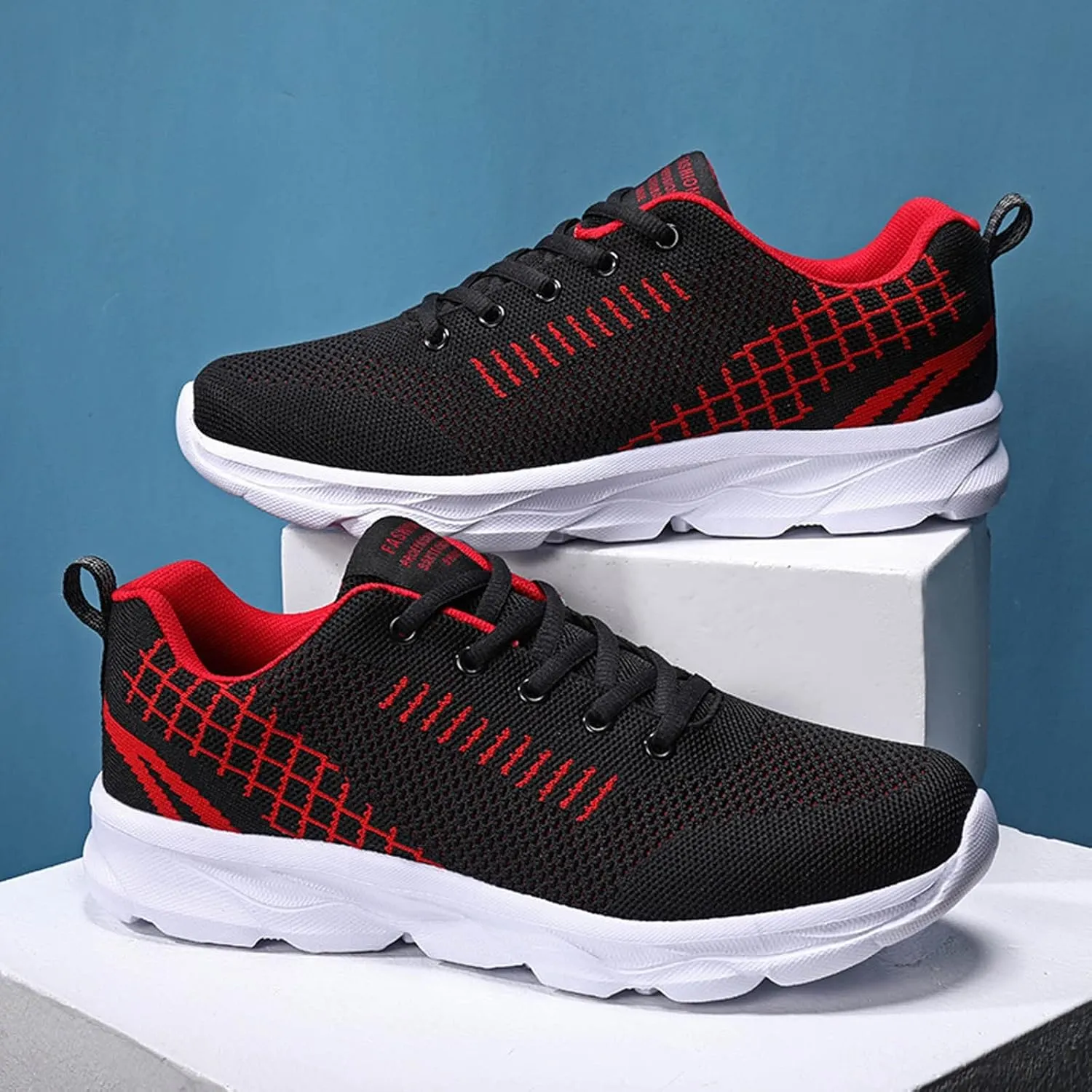 Sneakers for Women Walking Shoes Non Slip Lace Up Running Shoes for Men Mesh Casual Shoes for Fall Fashion Sneakers Waterproof Tennis Shoe Trainers Shoe