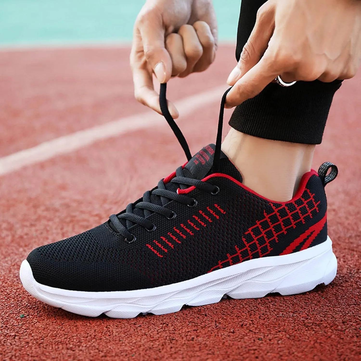 Sneakers for Women Walking Shoes Non Slip Lace Up Running Shoes for Men Mesh Casual Shoes for Fall Fashion Sneakers Waterproof Tennis Shoe Trainers Shoe