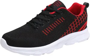Sneakers for Women Walking Shoes Non Slip Lace Up Running Shoes for Men Mesh Casual Shoes for Fall Fashion Sneakers Waterproof Tennis Shoe Trainers Shoe