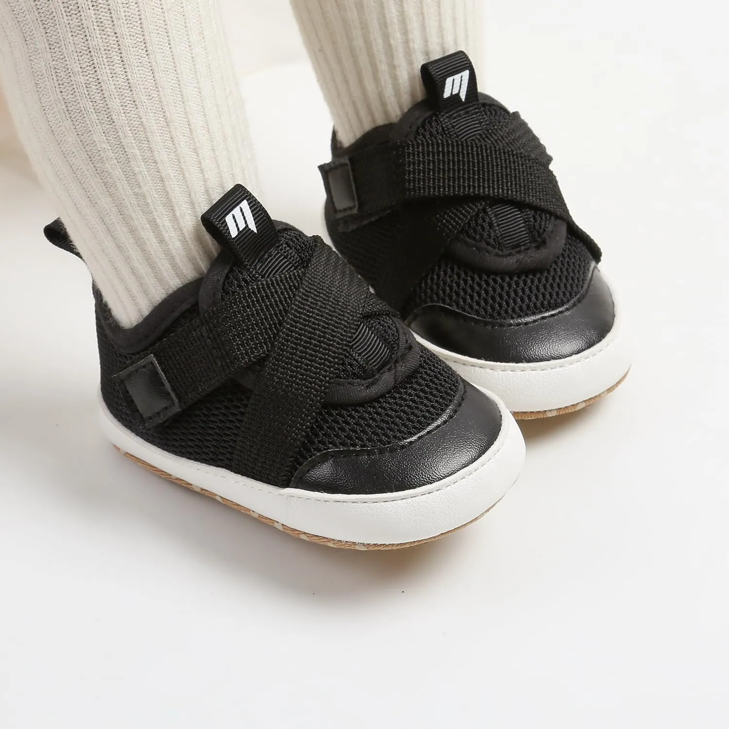SOFMUO Baby Boy Girl Shoes Breathable Infant Mesh Sneakers Soft Newborn Moccasins Toddler First Walkers