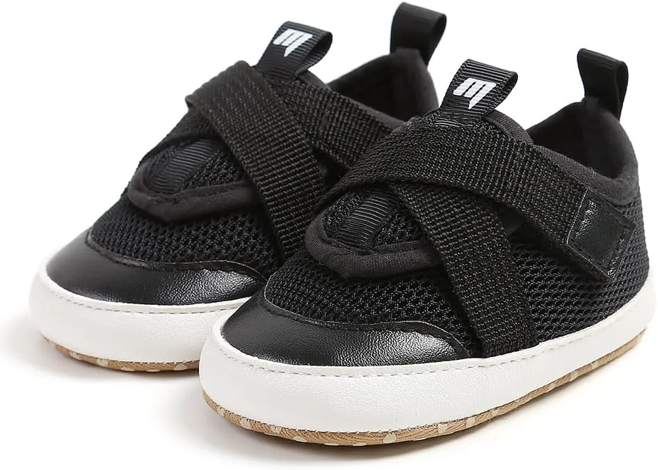 SOFMUO Baby Boy Girl Shoes Breathable Infant Mesh Sneakers Soft Newborn Moccasins Toddler First Walkers