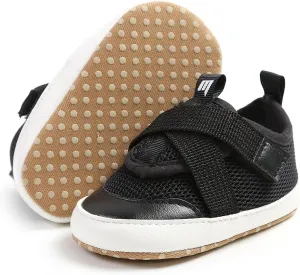 SOFMUO Baby Boy Girl Shoes Breathable Infant Mesh Sneakers Soft Newborn Moccasins Toddler First Walkers