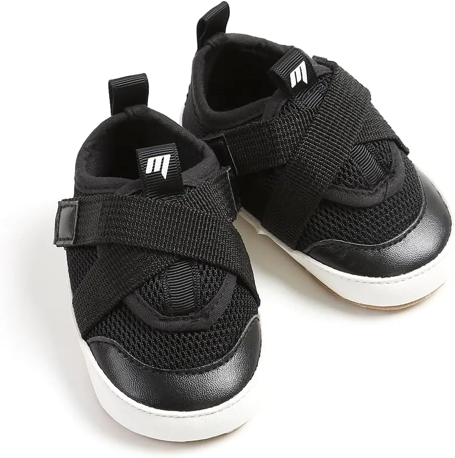 SOFMUO Baby Boy Girl Shoes Breathable Infant Mesh Sneakers Soft Newborn Moccasins Toddler First Walkers