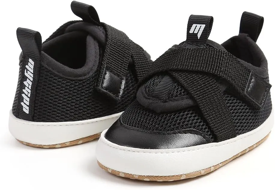 SOFMUO Baby Boy Girl Shoes Breathable Infant Mesh Sneakers Soft Newborn Moccasins Toddler First Walkers